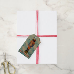 Étiquettes-cadeau Casse-noix allemand - Fröhliche Weihnachten