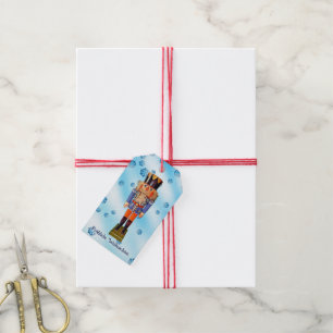 Étiquettes-cadeau Casse-noix allemand - Fröhliche Weihnachten