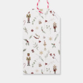 Étiquettes-cadeau Casse-noix moderne Joyeux Noël Typographie (Dos)