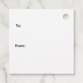 Étiquettes Cadeau Cat Christmas Tree Amoureux des chats Noël Fêtes d (Dos)