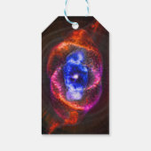 Étiquettes-cadeau Cats Eye Nebula photo spatiale (Dos)