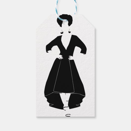 Étiquettes-cadeau Catwalk (Dos)