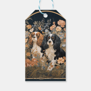 Étiquettes-cadeau Cavalier King Charles Spaniels Tapisserie Style