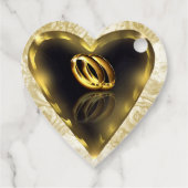 Étiquettes Cadeau Ce que Dieu a mis ensemble (or) Mariage (Dos)