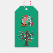 Étiquettes-cadeau Celebrating Flags Hispanic Heritage Month (Dos)