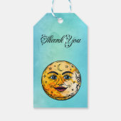 Étiquettes-cadeau Célébration du Baby shower de la Lune (Dos)