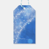 Étiquettes-cadeau Cendrillon Bleu & Blanc Fête de Mariage Cendrillon (Dos)