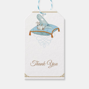 Étiquettes-cadeau Cendrillon Pantoufle de Verre Élégant Shower de Ma