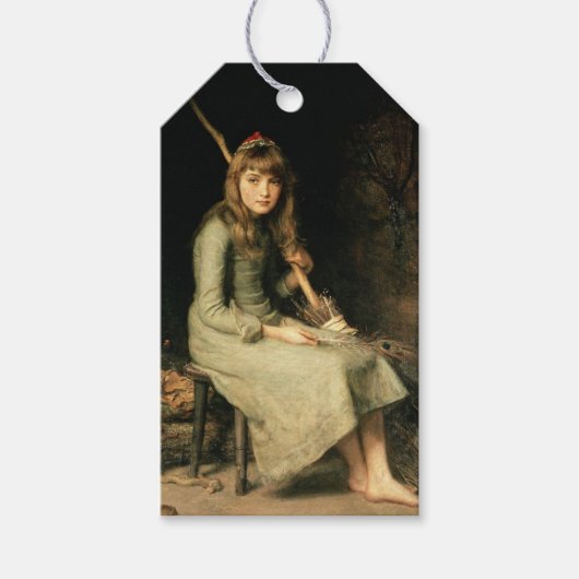 Étiquettes-cadeau Cendrillon (par John Everett Millais) (Devant)