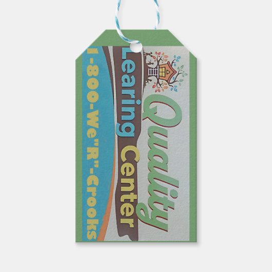 Étiquettes-cadeau Centre de formation de qualité (Devant)