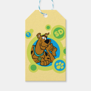 Étiquettes-cadeau Cercles Scooby-Doo SD Badge