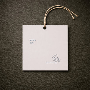 Étiquettes Cadeau Cérémonie Civile / Mariage au Greffe / Non Traditi