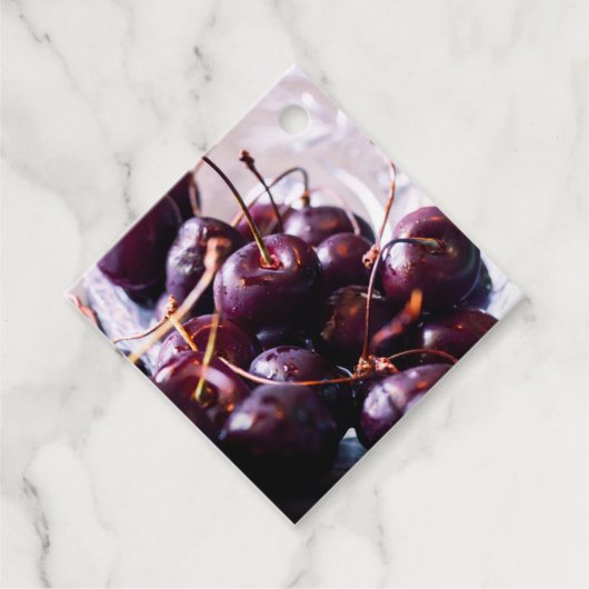 Étiquettes Cadeau Cerise (Devant)