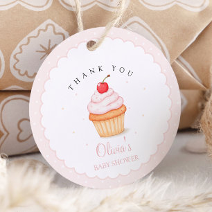Étiquettes Cadeau Cerise sur le Baby shower supérieur