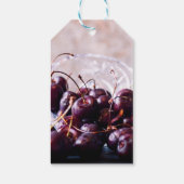 Étiquettes-cadeau cerises (Dos)