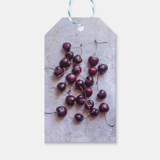 Étiquettes-cadeau Cerises (Devant)