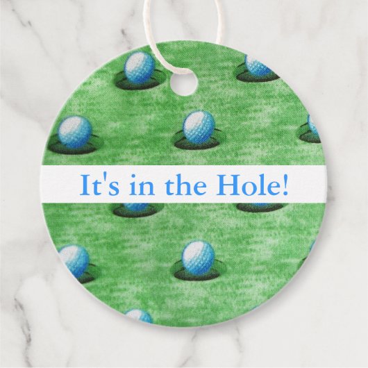 Étiquettes Cadeau C'est dans le trou ! (Devant)