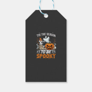 Étiquettes-cadeau C'est la saison d'Halloween Citrouille Fantôme Épo