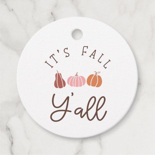 Étiquettes Cadeau C'est l'automne (Devant)