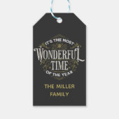 Étiquettes-cadeau C'est le moment le plus merveilleux de l'année (Devant)