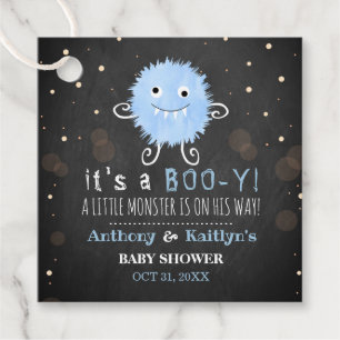Étiquettes Cadeau C'est un boo-y ! Baby shower d'Halloween de Little