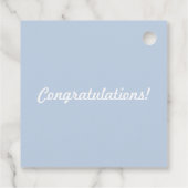 Étiquettes Cadeau C'est un garçon ! (Dos)