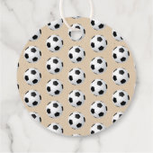 Étiquettes Cadeau C'est un garçon ! Baby shower Co-ed À Thème Footba (Dos)