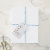 Étiquettes-cadeau C'est un garçon Élégante Fête de Naissance Calligr (Avec de laficelle)