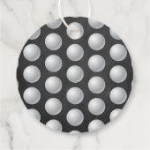 Étiquettes Cadeau C'est un garçon ! Golf Thème Co-ed Baby shower (Dos)