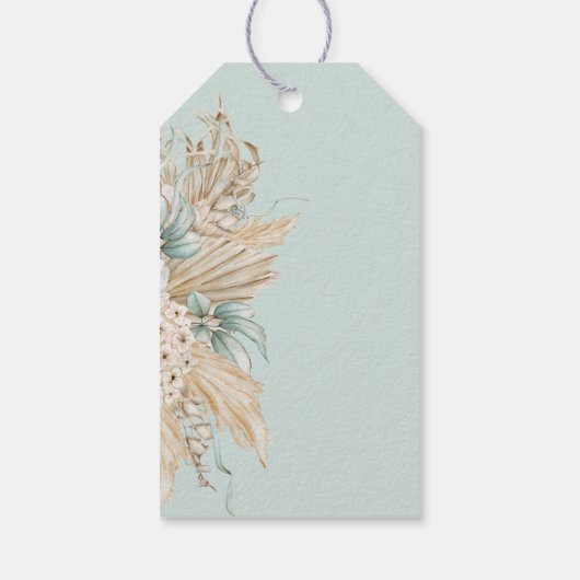 Étiquettes-cadeau C'est un garçon Safari Thème Lion Baby shower (Dos)