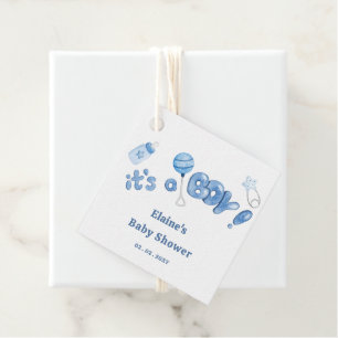 Étiquettes Cadeau C'est un petit garçon Bébé choses Baby shower garç