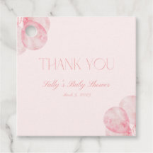 c'est une fille rose ballons Baby showers Tags