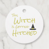 Étiquettes Cadeau Cette Sorcière Est En Train D'Être Hachée (Devant)