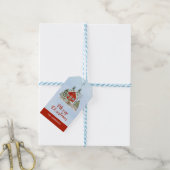 Étiquettes-cadeau Chalet hiver neige Fir Trees Noël (Avec de laficelle)