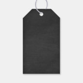 Étiquettes-cadeau Chalkboard de citrons rustiques à l'aquarelle merc (Dos)