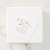 Étiquettes Cadeau Chambre Boujee Diamond Bachelorette (En situation)