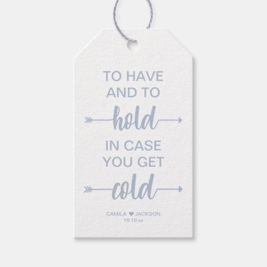 Étiquettes-cadeau Chambre de mariage d'hiver (Devant)