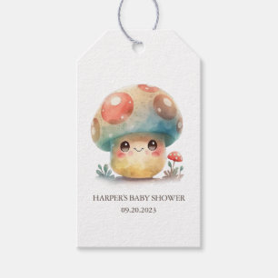 Étiquettes-cadeau Champignons Whimsical
