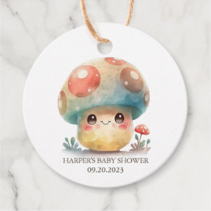 Étiquettes Cadeau Champignons Whimsical