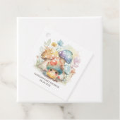 Étiquettes Cadeau Champignons Whimsical (En situation)