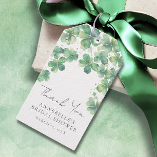 Étiquettes-cadeau Chanceuse en amour Fête de la Saint-Patrick : Céré