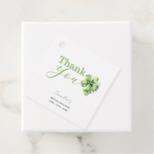 Étiquettes Cadeau Chanceux en amour St Patrick's Bridal Shower