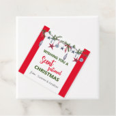 Étiquettes Cadeau Chandelle de savon de Noël (En situation)