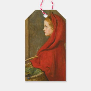 Étiquettes-cadeau Chaperon rouge (par John Everett Millais)