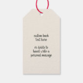 Étiquettes-cadeau Chaque bon souhait pour Noël (Dos)