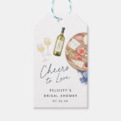 Étiquettes-cadeau Charcuterie Commission Vin & Fromage Favoriser (Devant)