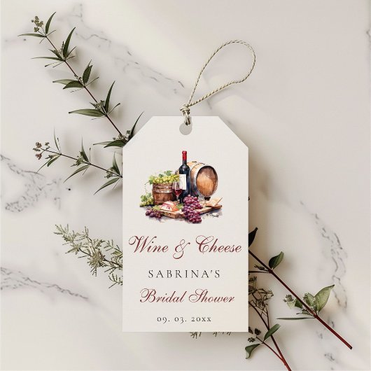 Étiquettes-cadeau Charcuterie Commission Vin & Fromage Fête des mari