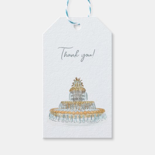 Étiquettes-cadeau Charleston Mariage (Devant)