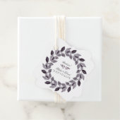 Étiquettes Cadeau Charmant Mariage de  de serrure d'encre d'aquarell (En situation)