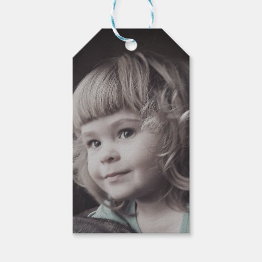 Étiquettes-cadeau Charmante fille (Devant)